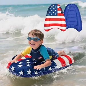 Inflatable surfboard for swimming, lightweight and portable, summer pool party, beach vacation, water park