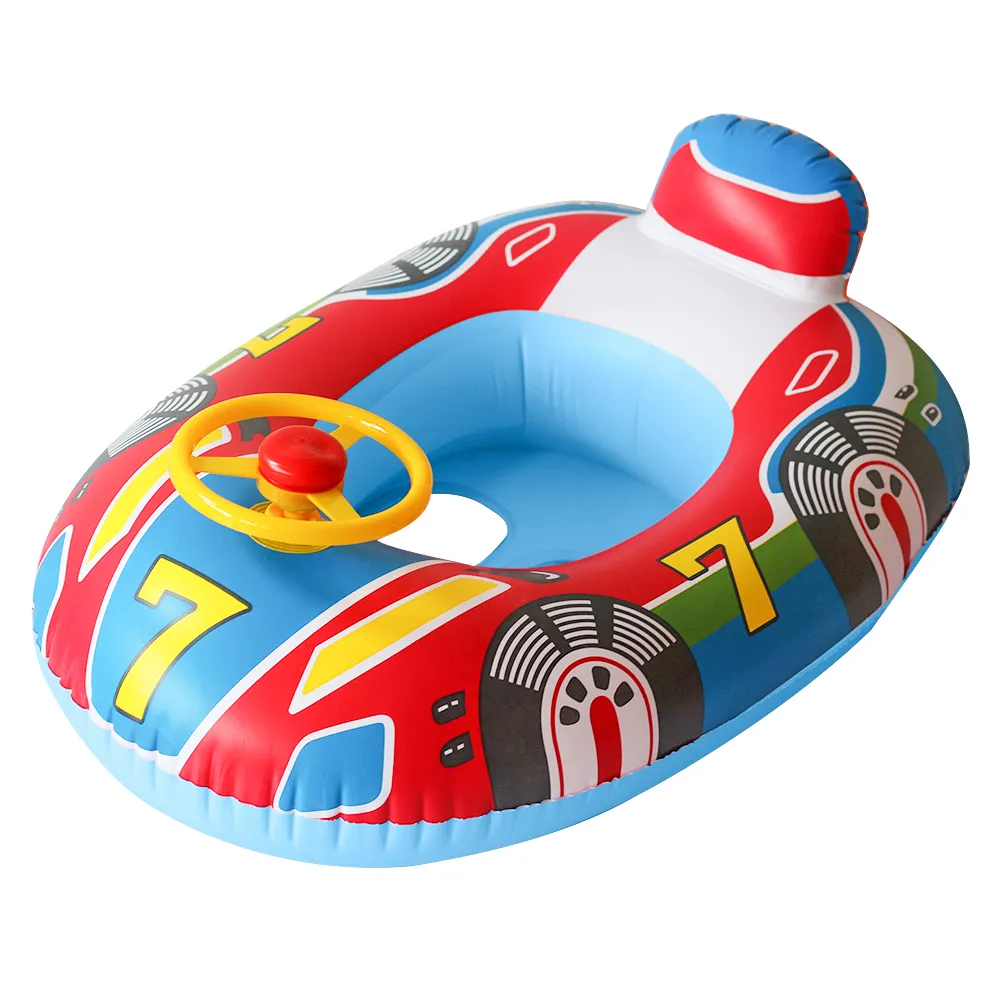 Inflatable Baby Swimming Rings Seat Floating Sun Shade Toddler Swim Circle Fun Pool Bathtub Summer Beach Party Water Toys 2025