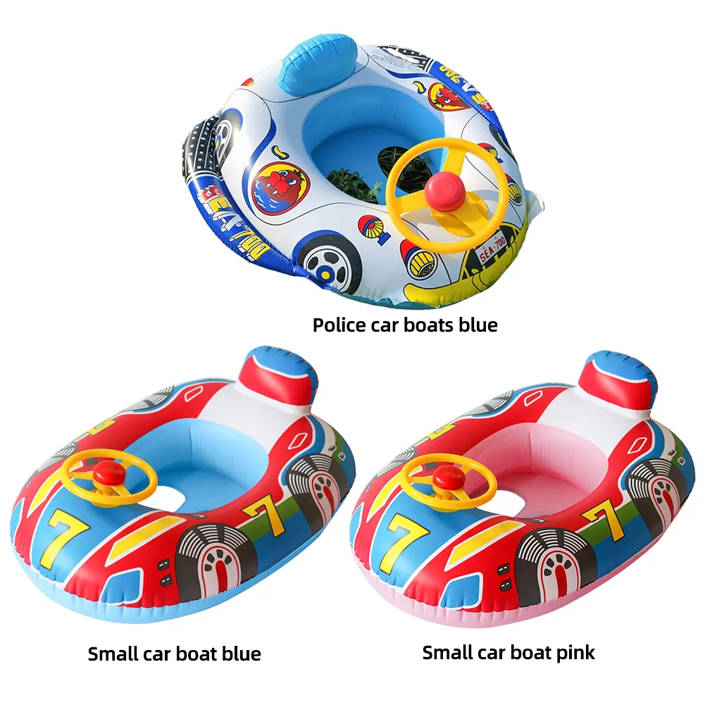 Inflatable Baby Swimming Rings Seat Floating Sun Shade Toddler Swim Circle Fun Pool Bathtub Summer Beach Party Water Toys 2025