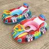 Inflatable Baby Swimming Rings Seat Floating Sun Shade Toddler Swim Circle Fun Pool Bathtub Summer Beach Party Water Toys 2025