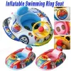 Inflatable Baby Swimming Rings Seat Floating Sun Shade Toddler Swim Circle Fun Pool Bathtub Summer Beach Party Water Toys 2025