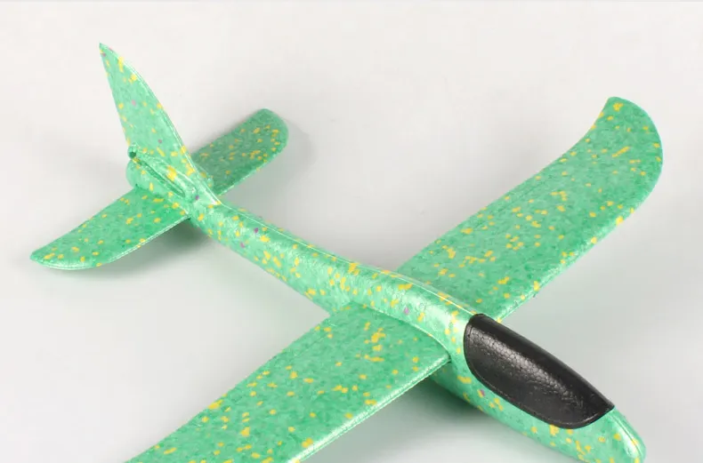 48CM Hand Throw Flying Glider Planes Foam Aircraft Model EPP Resistant Breakout Aircraft Children Party Game Outdoor Toys