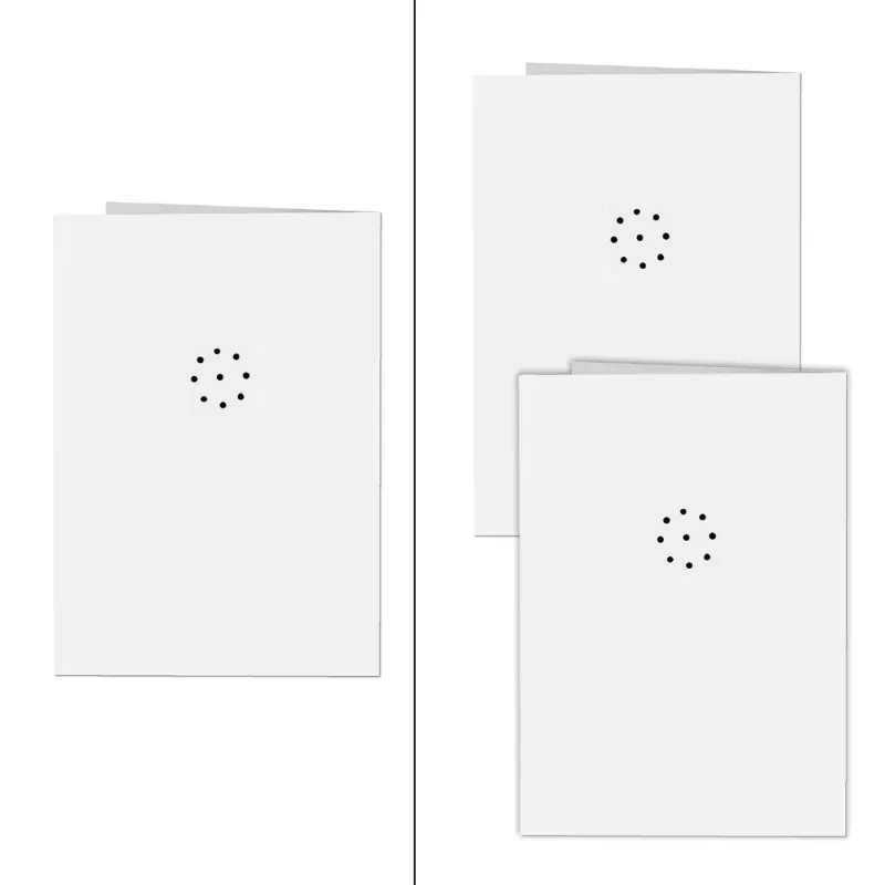 DIY Recording Greeting Card Writeable Sound Greeting Card Paintable for Holiday Blessings Voice Message