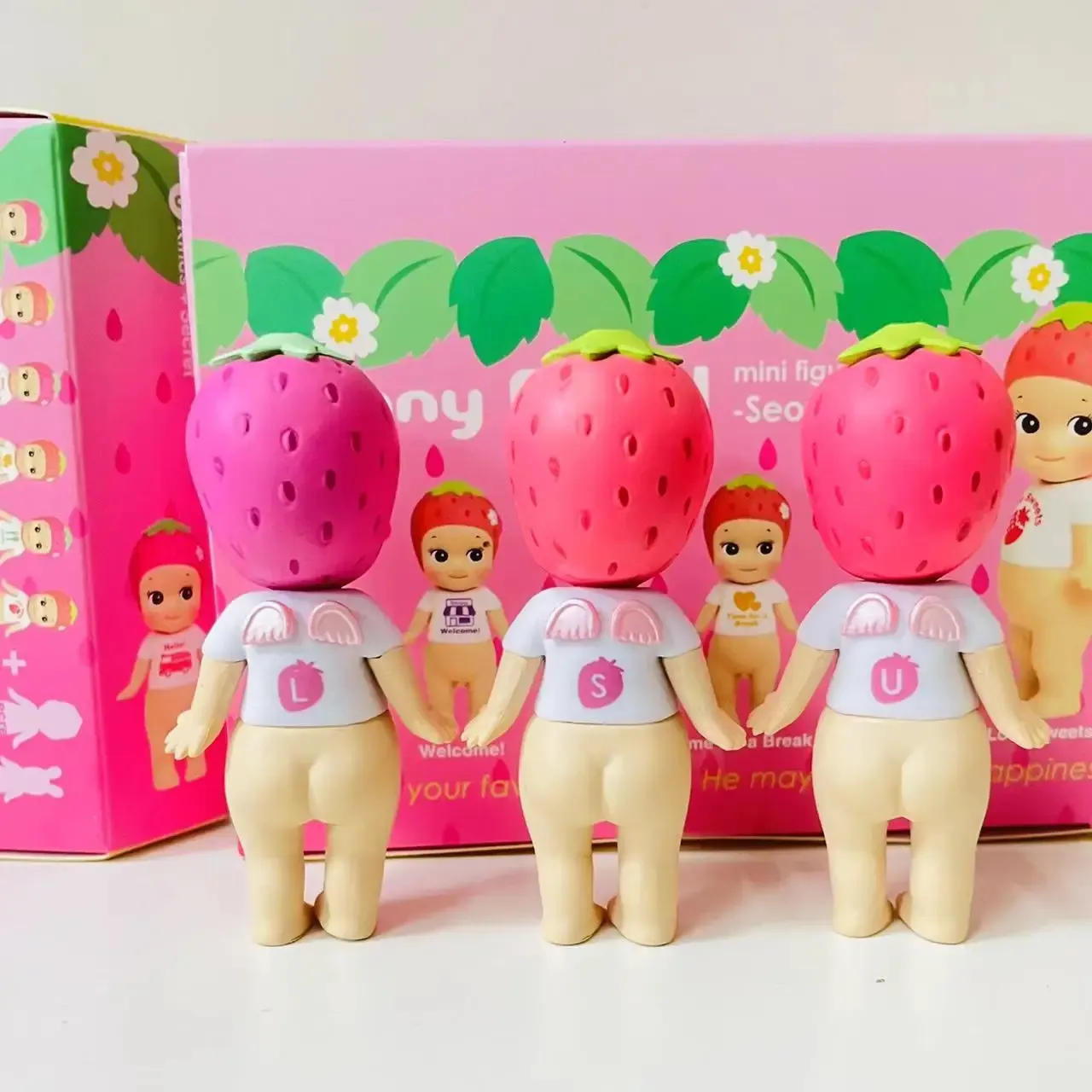 Seoul Series Sonny Angel Blind Box Anime Figures Ornaments Strawberry Dolls Fans Children Birthday Gifts Surprise Toys