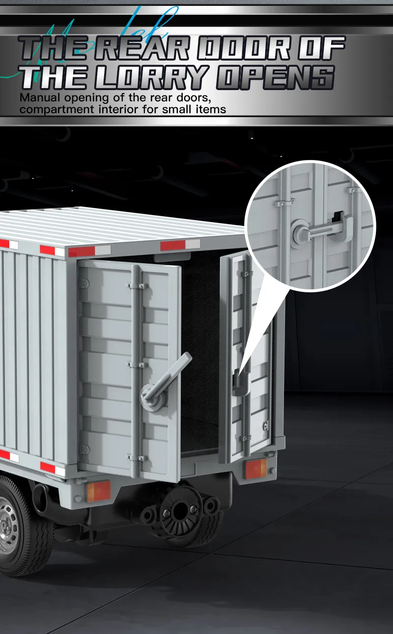 New KF21 1:16 2.4GHZ Remote Control Car Simulates Drift And Climbing Trucks With Spray And LED Lights Toy For Children Boys Gift