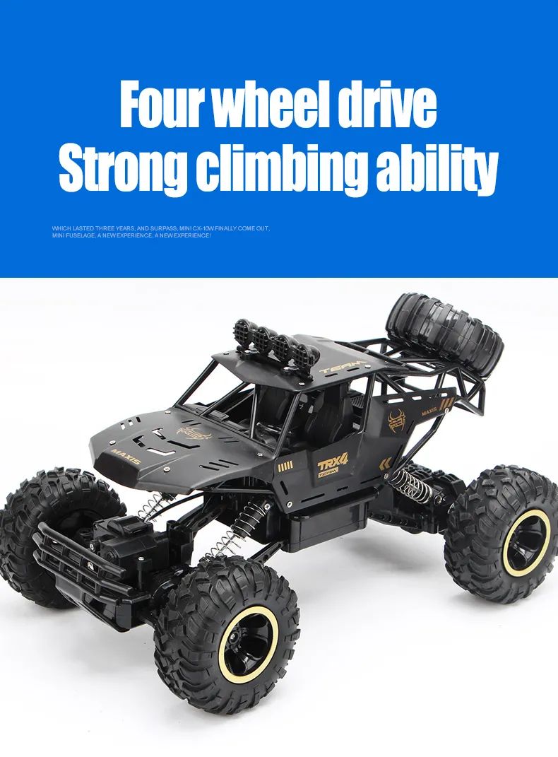 RC Off road Truck 1/12 4WD RTR Durable Beginner All Terrain RC Car High Speed 20Km/h Remote Control Monster Truck Adult Gift Toy
