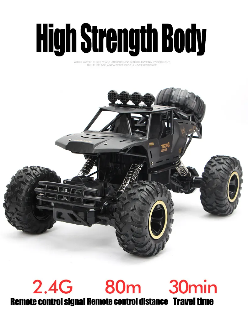 RC Off road Truck 1/12 4WD RTR Durable Beginner All Terrain RC Car High Speed 20Km/h Remote Control Monster Truck Adult Gift Toy