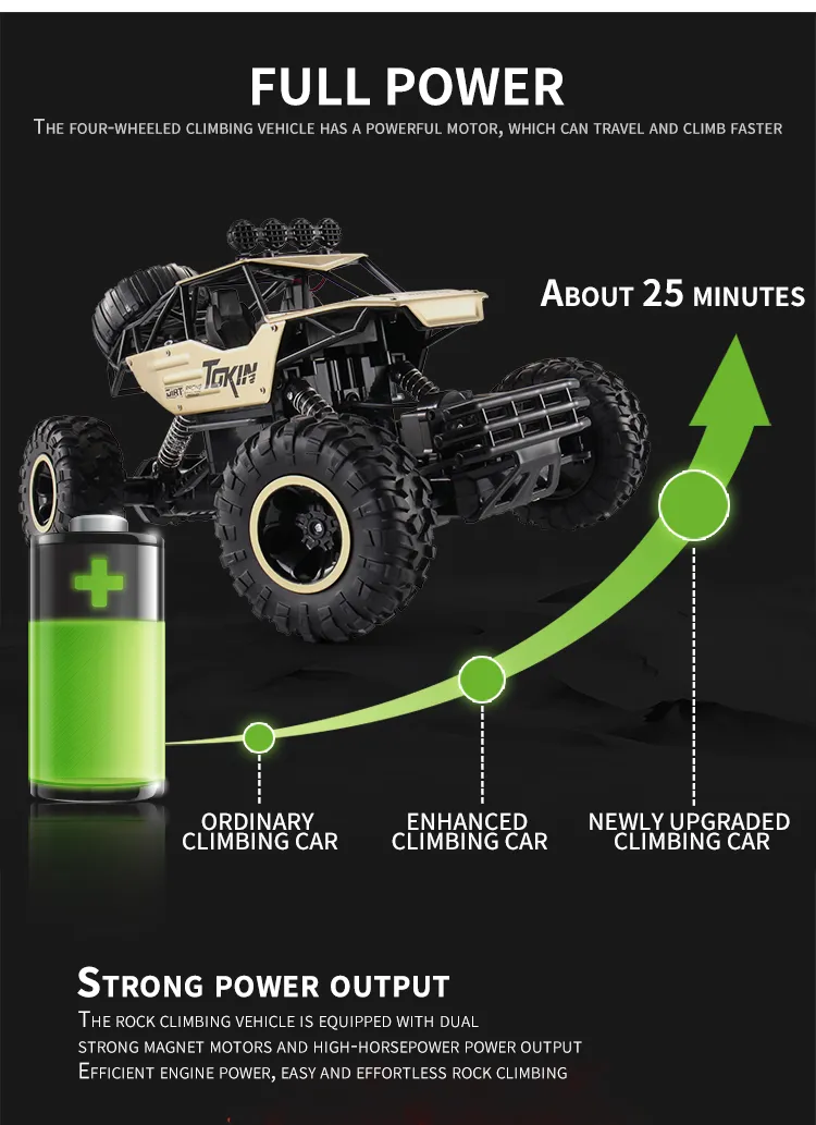 RC Off road Truck 1/12 4WD RTR Durable Beginner All Terrain RC Car High Speed 20Km/h Remote Control Monster Truck Adult Gift Toy