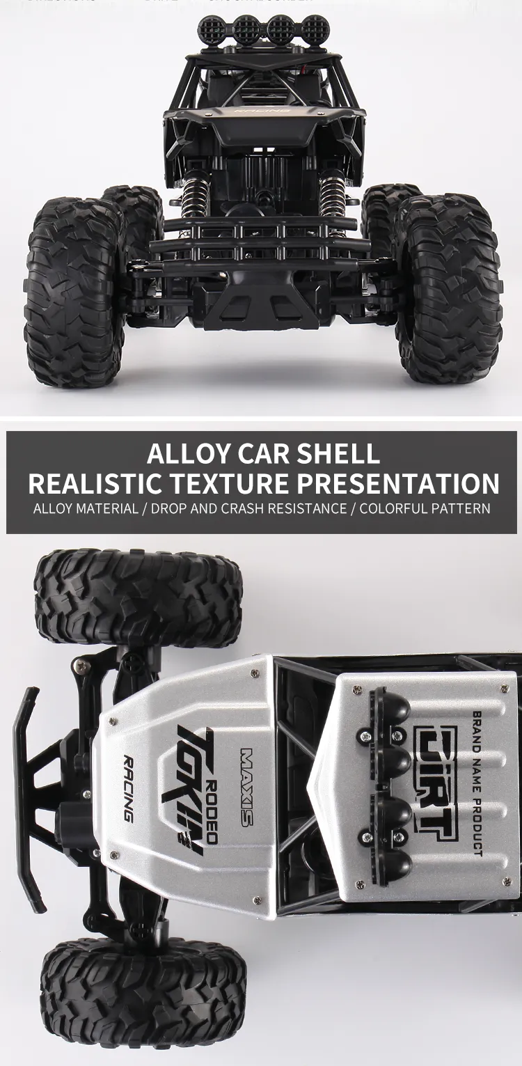 RC Off road Truck 1/12 4WD RTR Durable Beginner All Terrain RC Car High Speed 20Km/h Remote Control Monster Truck Adult Gift Toy