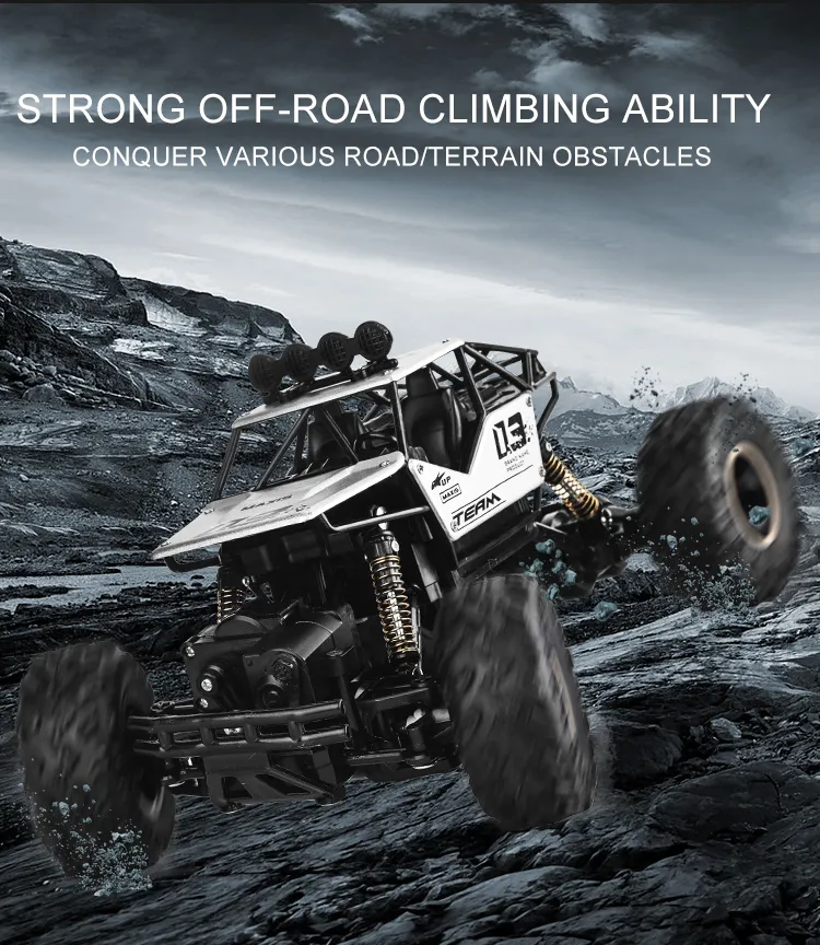 RC Off road Truck 1/12 4WD RTR Durable Beginner All Terrain RC Car High Speed 20Km/h Remote Control Monster Truck Adult Gift Toy