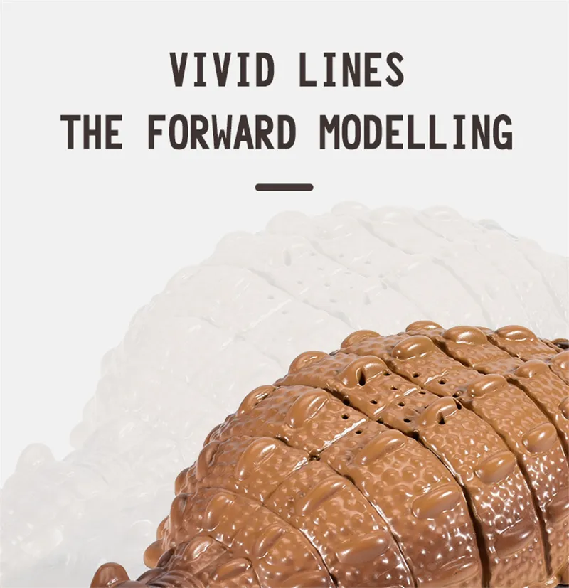 RC Dinosaur Kids Toy Remote Control Dinosaur With Light Electric Toy Radio-Controlled Animal Children Birthday Gift Ankylosaurus