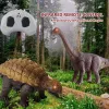 RC Dinosaur Kids Toy Remote Control Dinosaur With Light Electric Toy Radio-Controlled Animal Children Birthday Gift Ankylosaurus