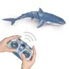 2.4G Wireless Remote Control Shark Toy Boat Children Electric Simulation Great White Shark Boy Water Playing Toy Gift