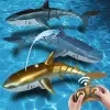2.4G Wireless Remote Control Shark Toy Boat Children Electric Simulation Great White Shark Boy Water Playing Toy Gift
