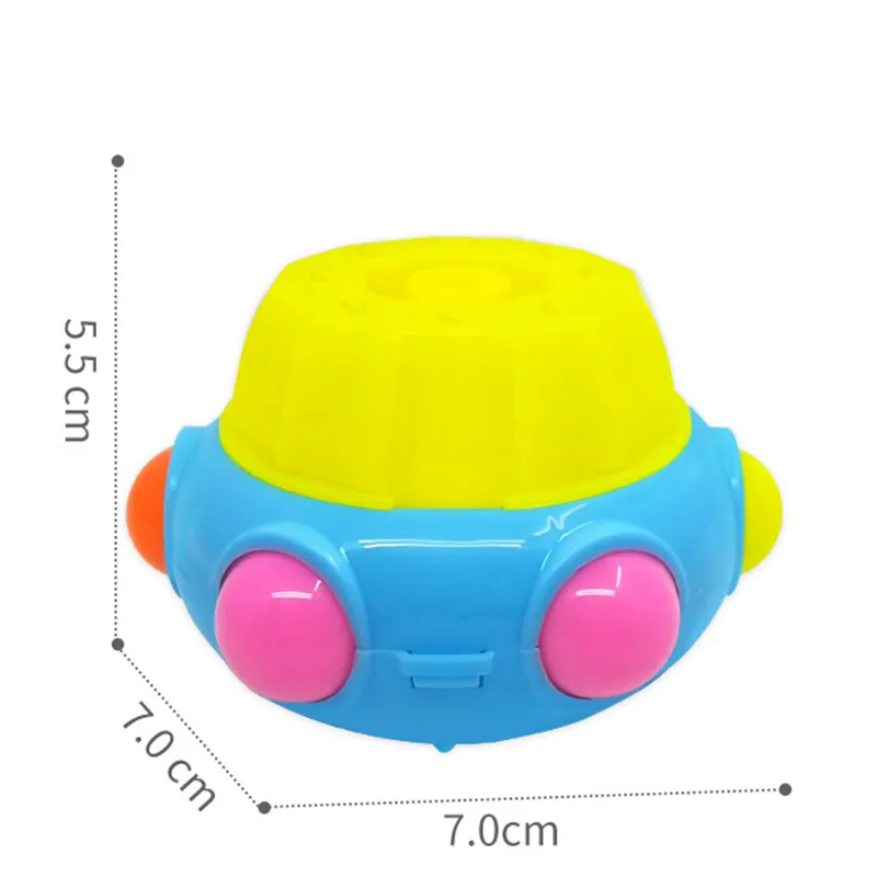 Cute Luminous Gyroscope Children Toys Light Magic Rotating Gyro Fidget Spinner Spinning Top Toys Random Color Kids Gifts