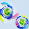 UFO Flashing Wing Spinning Top Kids Gyro Light Up Toy Kids LED Music Gyroscope Launcher Rotating Toys Fun Birthday Party Favors