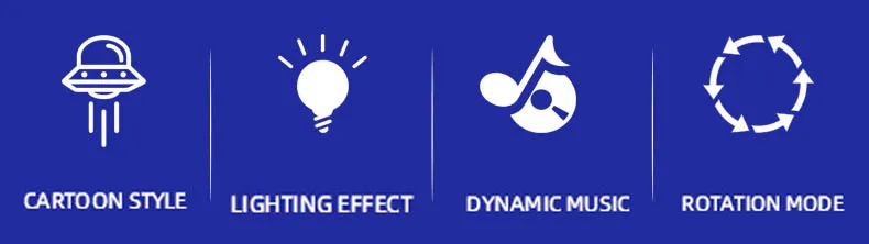 UFO Flashing Wing Spinning Top Kids Gyro Light Up Toy Kids LED Music Gyroscope Launcher Rotating Toys Fun Birthday Party Favors