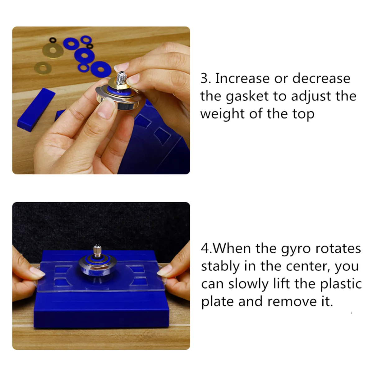 Kids Magnetic Spinning Tops Levitation Magic Gyro Gyroscope Suspended UFO Floating Levitating Classic Toy