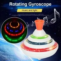 Classic Magic Spinning Tops Toy Music Light Gyro Children's Toys with LED Flash Light Music for Kids Boy Birthday Gift Children