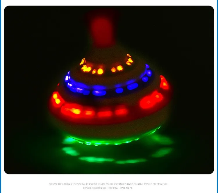 Classic Magic Spinning Tops Toy Music Light Gyro Children's Toys with LED Flash Light Music for Kids Boy Birthday Gift Children