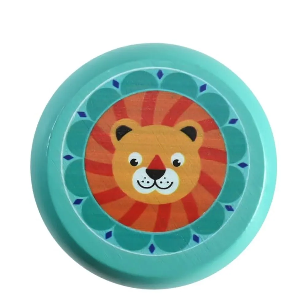 High Quality Wooden 2A Yoyo Ball Cartoon Gift Student Toys Durable Wear-resistant Developmental Toys Concentration