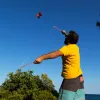 1Pair Non Slip Handle Diabolo Stick Chinese Diabolo Handsticks Juggling Stick YoYo Hobby Collectibles Glass Fiber Rod Copper