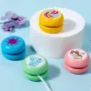 Fashion Wooden 2A Yoyo Toy Brainstorming Concentration Yoyo Ball Cartoon Beginner Developmental Toys Children