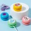 Fashion Wooden 2A Yoyo Toy Brainstorming Concentration Yoyo Ball Cartoon Beginner Developmental Toys Children