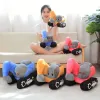 New 26/38cm Creative Excavator Plush Toys Stuffed Soft Machine Plush Pillow Kawaii Home Decorative Boys Kids Birthday Gifts