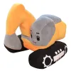 New 26/38cm Creative Excavator Plush Toys Stuffed Soft Machine Plush Pillow Kawaii Home Decorative Boys Kids Birthday Gifts