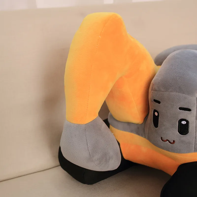 New 26/38cm Creative Excavator Plush Toys Stuffed Soft Machine Plush Pillow Kawaii Home Decorative Boys Kids Birthday Gifts