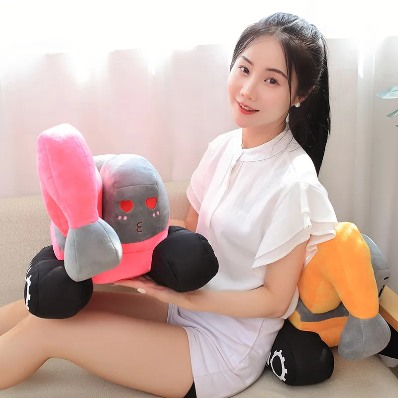New 26/38cm Creative Excavator Plush Toys Stuffed Soft Machine Plush Pillow Kawaii Home Decorative Boys Kids Birthday Gifts