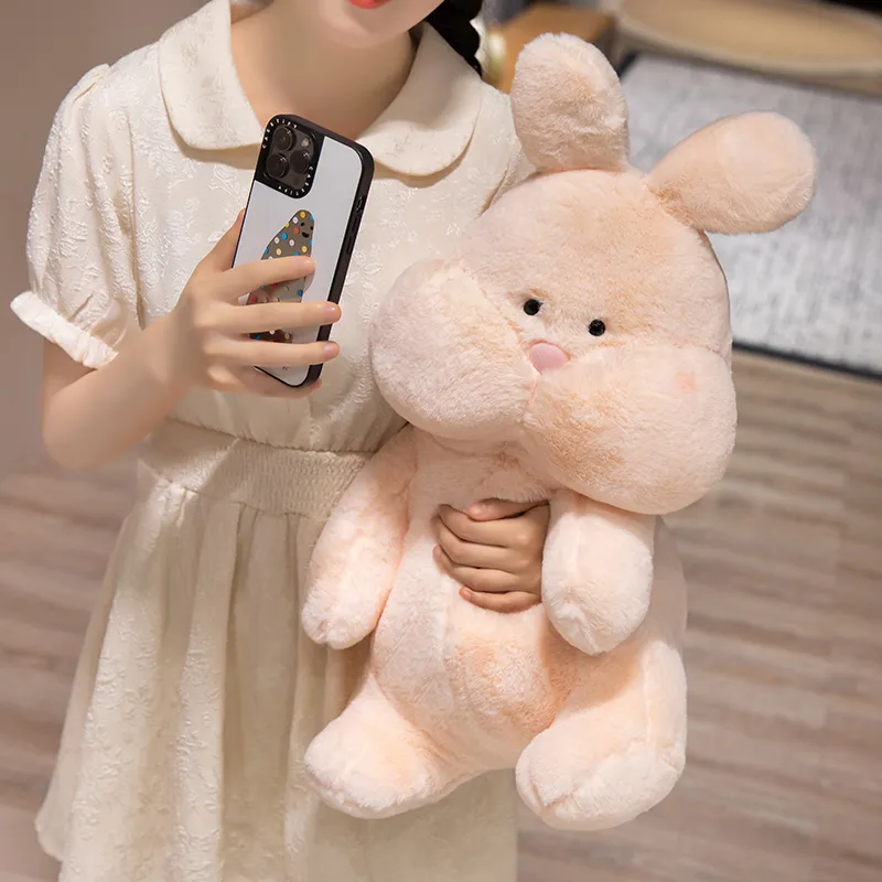 Cartoon 23-45cm Cute Series Pink Rabbit Duck Bear Plush Toys Bear Soft Dolls  Animal Stuffed Plush Birthday Gifts For Girls