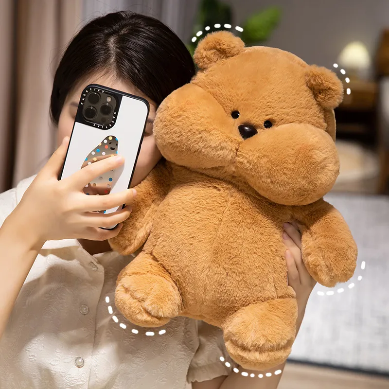 Cartoon 23-45cm Cute Series Pink Rabbit Duck Bear Plush Toys Bear Soft Dolls  Animal Stuffed Plush Birthday Gifts For Girls