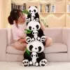 New Plush Panda Toys Cute Stuffed Animal Doll Mother And Son Toy Gift for Children Friends Girls  Home Decor Christmas Gift