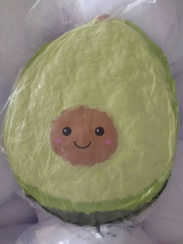 Cute Avocado Throw Pillow Plush doll Toy Decorative Fruit Cushion decor sofa home party Birthday gift funny stuffed fruit doll