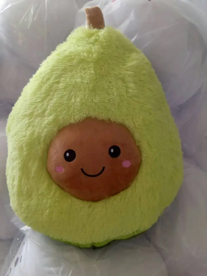 Cute Avocado Throw Pillow Plush doll Toy Decorative Fruit Cushion decor sofa home party Birthday gift funny stuffed fruit doll