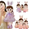 50-110cm Cute Nasha Angel Girl Plush Toy Lovely Stuffed Anime Figure Doll Wear Beautiful Dress Soft Toys For Girls Nice Gifts