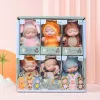 1PCS Simulation Princess Dolls Toy Mini Cute Sleeping Baby Series Doll Cartoon Animal Toy For Kids Kawaii Dolls Girl's Gift