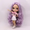 ICY DBS Blyth Doll 1/6 bjd toy joint body tan skin doll 30cm shiny face for DIY custom doll