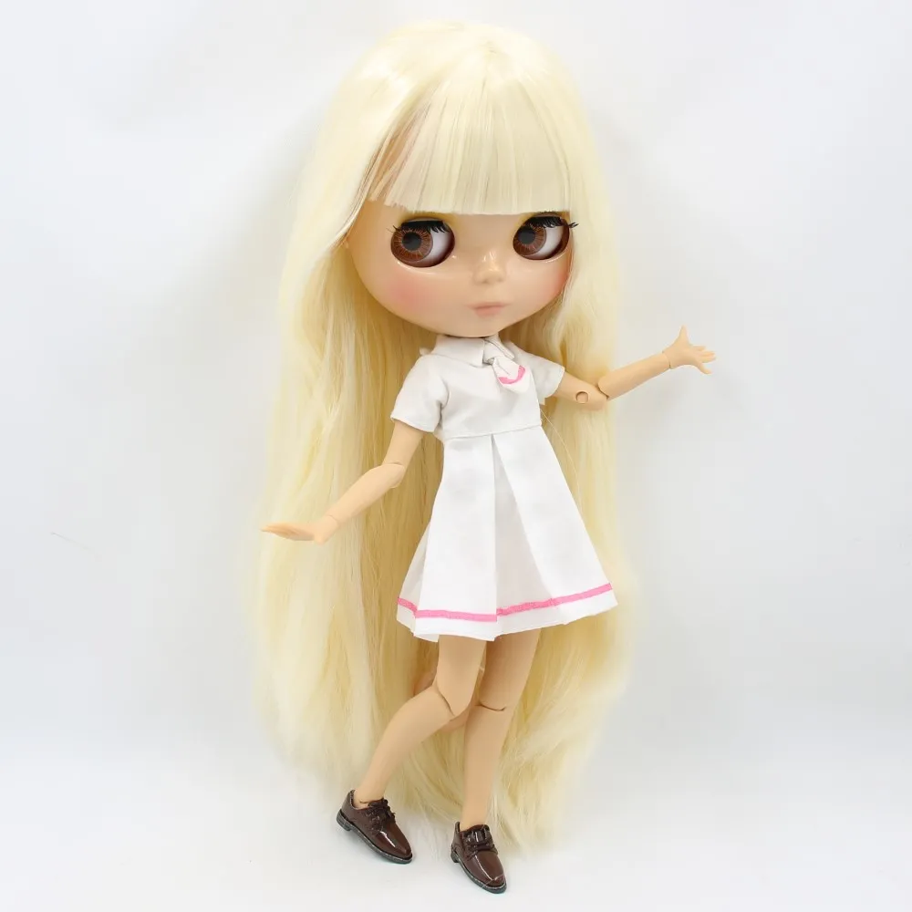 ICY DBS Blyth Doll 1/6 bjd toy joint body tan skin doll 30cm shiny face for DIY custom doll