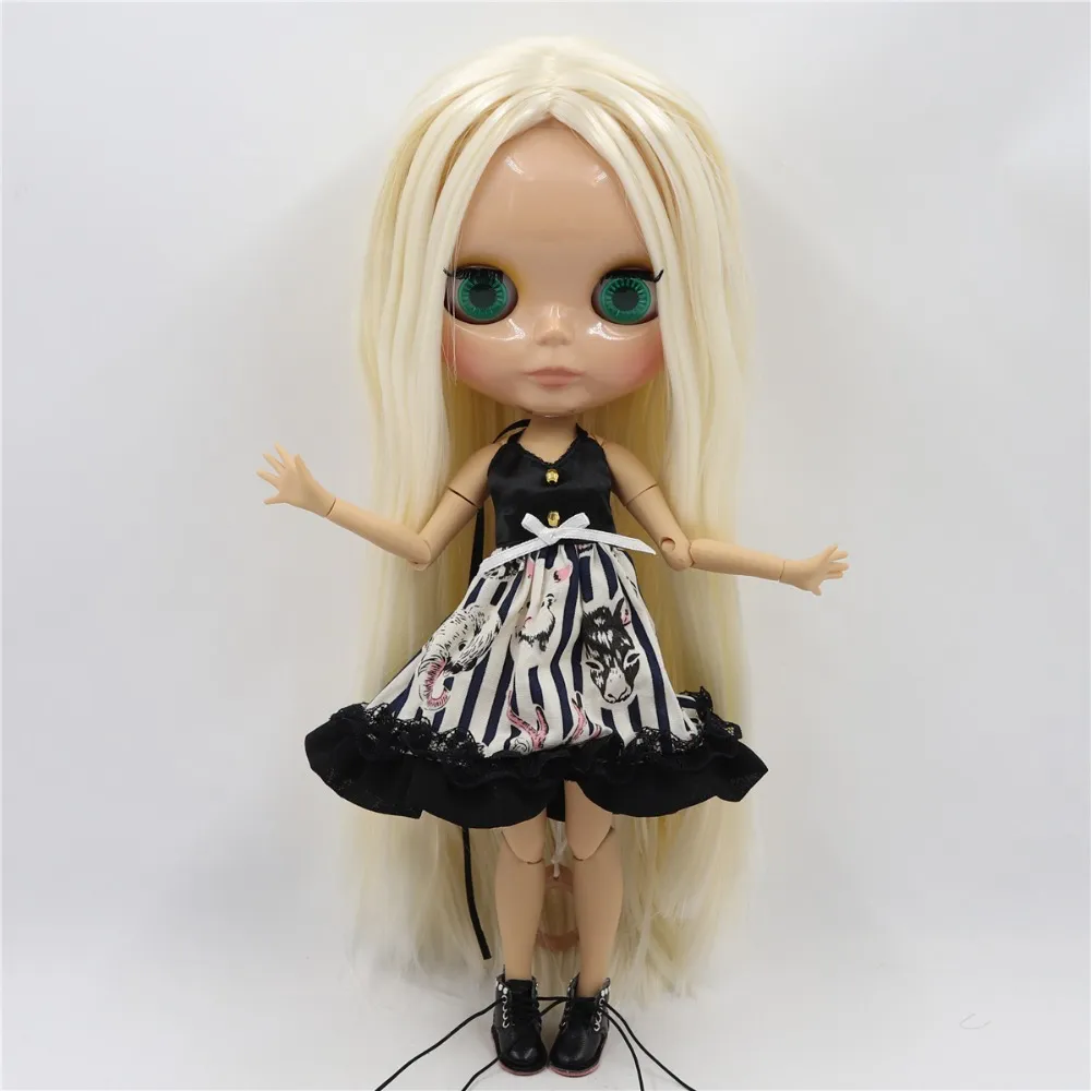 ICY DBS Blyth Doll 1/6 bjd toy joint body tan skin doll 30cm shiny face for DIY custom doll