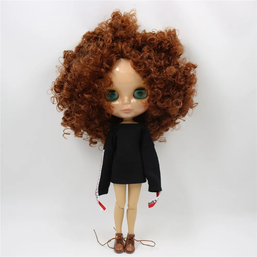 ICY DBS Blyth Doll 1/6 bjd toy joint body tan skin doll 30cm shiny face for DIY custom doll