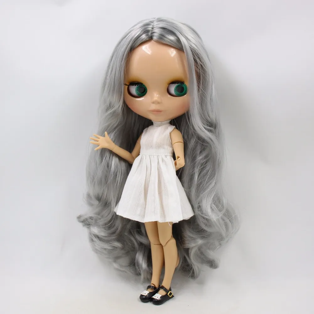 ICY DBS Blyth Doll 1/6 bjd toy joint body tan skin doll 30cm shiny face for DIY custom doll