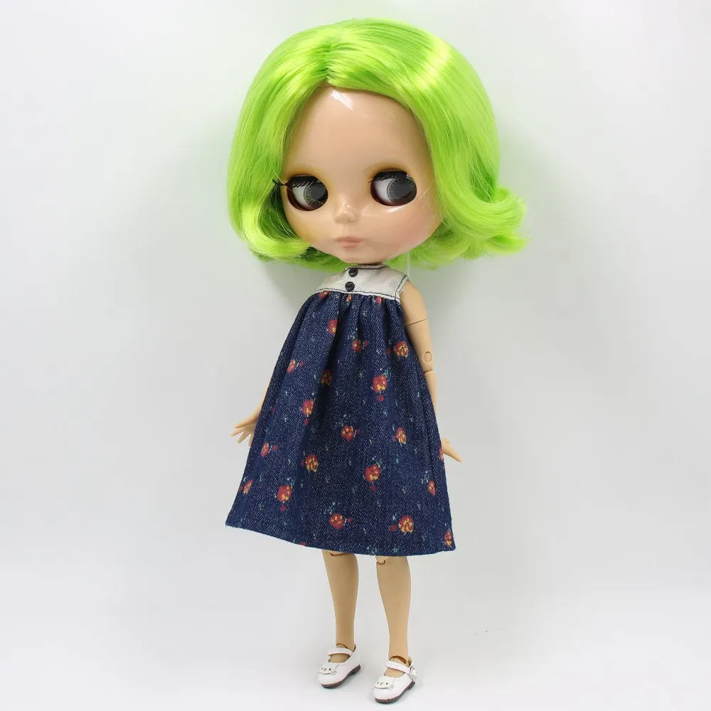 ICY DBS Blyth Doll 1/6 bjd toy joint body tan skin doll 30cm shiny face for DIY custom doll