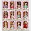 1pc Mini Cute Doll Girl Simulation Princess Costume Doll Model Random style Accompanies Doll With Movable Joints