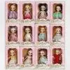 1pc Mini Cute Doll Girl Simulation Princess Costume Doll Model Random style Accompanies Doll With Movable Joints
