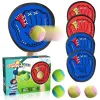 4Set Kids Sucker Sticky Ball Toy Outdoor Sports Catch Ball Game Set Throw And Catch Parent-Child Interactive Outdoor Toys