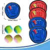 4Set Kids Sucker Sticky Ball Toy Outdoor Sports Catch Ball Game Set Throw And Catch Parent-Child Interactive Outdoor Toys