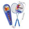 portable Badminton Set 1 Pair Lightweight Backyard Games Badminton With Carrying Bag And 3 Badminton Balls Team Sports Equipment